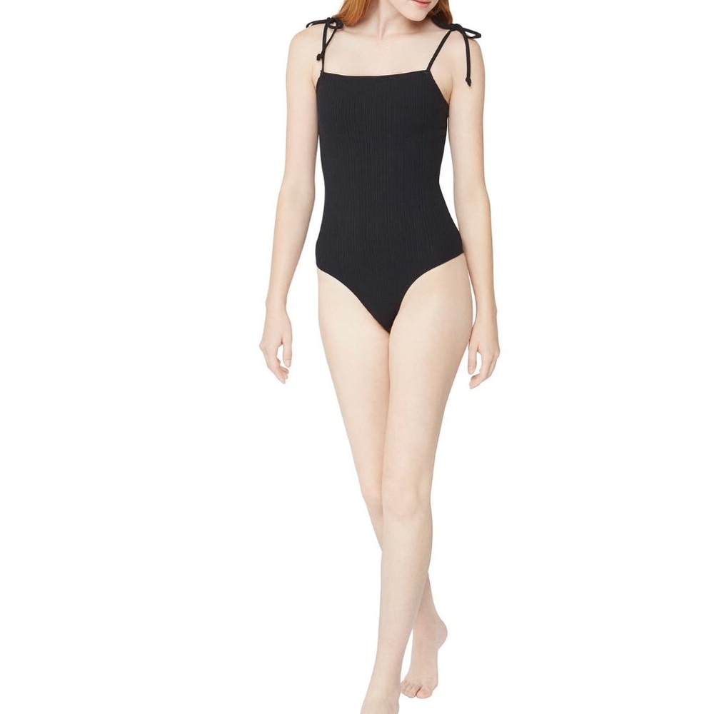 BCBGenerationTie Strap Bodysuit